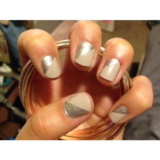 JAMBERRY Nail Polish Strips Wraps Stickers Full Sheet CHAMPAGNE TOAST BO120