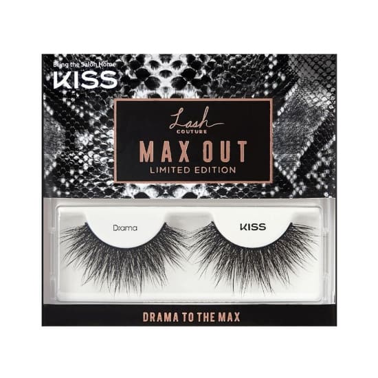 KISS Lash Couture Max Out Limited Edition False Eyelashes DRAMA strip lashes - Health & Beauty:Makeup:Eyes:Eyelash Extensions