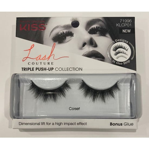 KISS Lash Couture Triple Push Up XL Collection False Eyelashes NIGHTDRESS - Health & Beauty:Makeup:Eyes:Eyelash Extensions