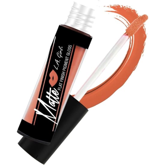 L.A. GIRL Matte Flat Finish Pigment Gloss BAZAAR GLG834 LA lipgloss lip0