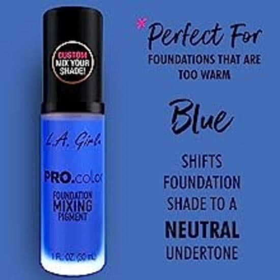 L.A GIRL PRO Color Foundation Mixing Pigment BLUE GLM714 la l a colour neutral - Health & Beauty:Makeup:Face:Foundation