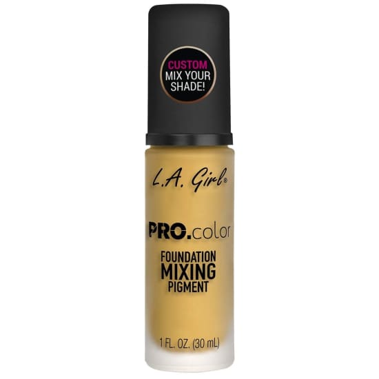 L.A GIRL PRO Color Foundation Mixing Pigment YELLOW GLM712 la l a colour golden - Health & Beauty:Makeup:Face:Foundation