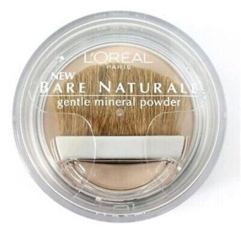 LOREAL Bare Naturale Gentle Mineral Powder SOFT IVORY 408 pressed - Health & Beauty:Makeup:Face:Face Powder