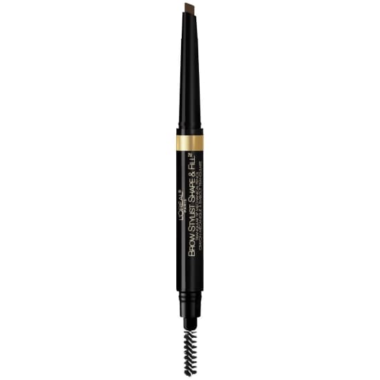 LOREAL Brow Stylist Shape & Fill Brow Crayon BRUNETTE 415 triangular + spoolie0