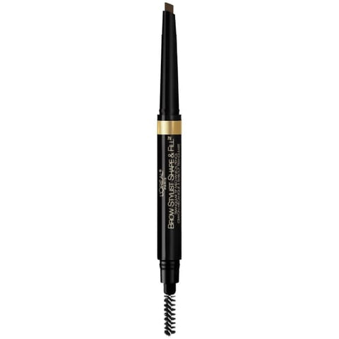 LOREAL Brow Stylist Shape & Fill Brow Crayon BRUNETTE 415 triangular + spoolie0