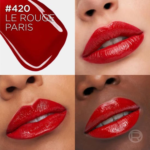 LOREAL Infallible Lacque Resistance Liquid Lipstick LE ROUGE PARIS 420 squalane0