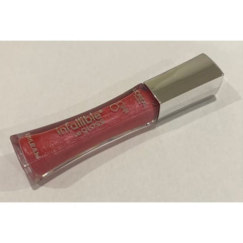 LOREAL Infallible LE Gloss 8HR Lip Gloss BLOOM 125 lipgloss - Health & Beauty:Makeup:Lips:Lip Gloss