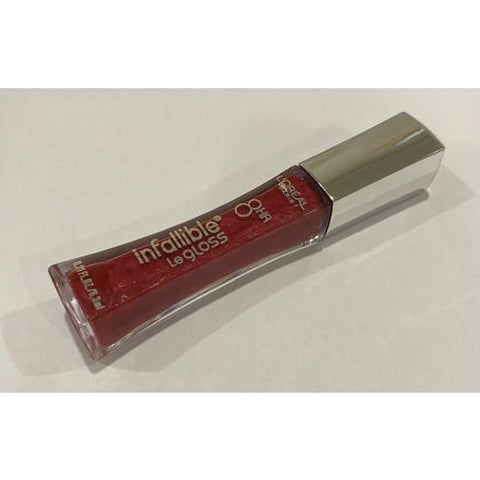 LOREAL Infallible LE Gloss 8HR Lip Gloss REBEL RED 315 lipgloss - Health & Beauty:Makeup:Lips:Lip Gloss