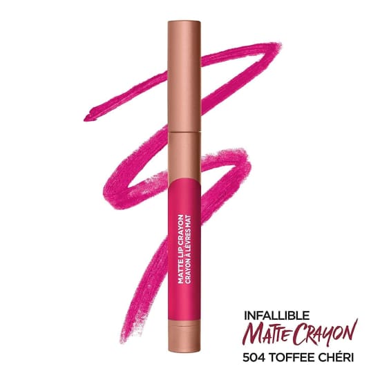 LOREAL Infallible Matte Lip Crayon Lipstick CHOOSE YOUR COLOUR - Health & Beauty:Makeup:Lips:Lipstick