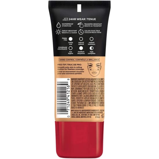 LOREAL Infallible Pro Matte Foundation GOLDEN SUN BEIGE 108.4 24hr oil free1