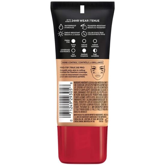 LOREAL Infallible Pro Matte Foundation SUN BEIGE 106 24hr oil free1