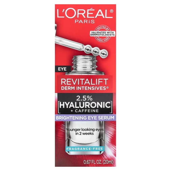 LOREAL Revitalift Derm Intensives Brightening Eye Serum 20mL New In Box0