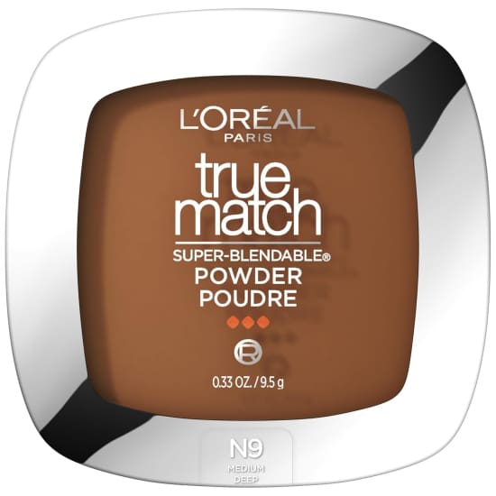 LOREAL True Match Super Blendable Pressed Powder MEDIUM DEEP N9 NEW0