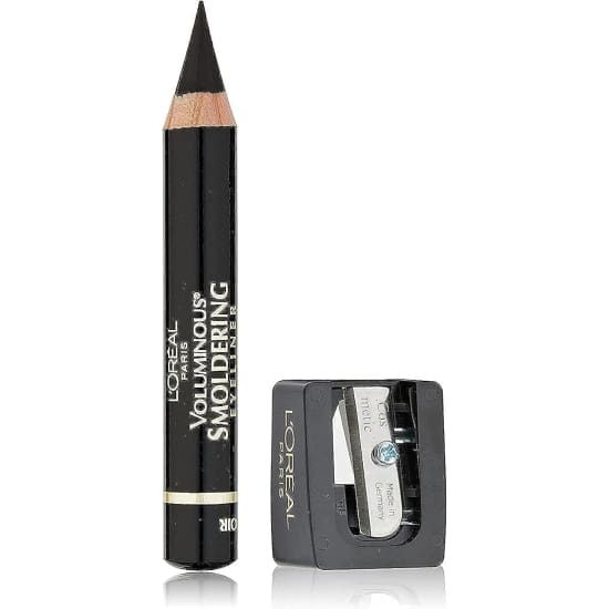 LOREAL Voluminous Smoldering Eyeliner BLACK 645 Eye Liner new wood pencil + shar1