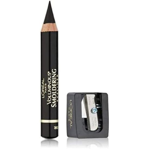 LOREAL Voluminous Smoldering Wood Pencil Eyeliner BLACK 645 Eye Liner new - Health & Beauty:Makeup:Eyes:Eyeliner