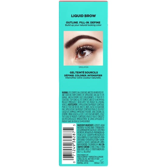 LOREAL X Camila Cabello Havana Gotta Give Liquid Brow DEEP eye eyebrow pen brown4