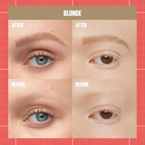 MAYBELLINE Build A Brow 2-in-1 Brow Pen +Sealing Gel BLONDE 250 eye eyebrow2