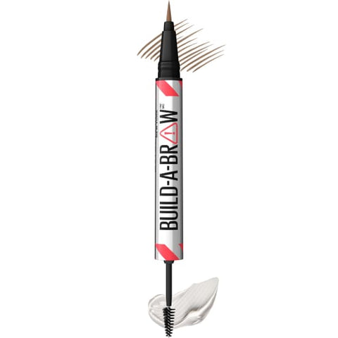 MAYBELLINE Build A Brow 2-in-1 Brow Pen + Sealing Gel SOFT BROWN 255 eye eyebrow0