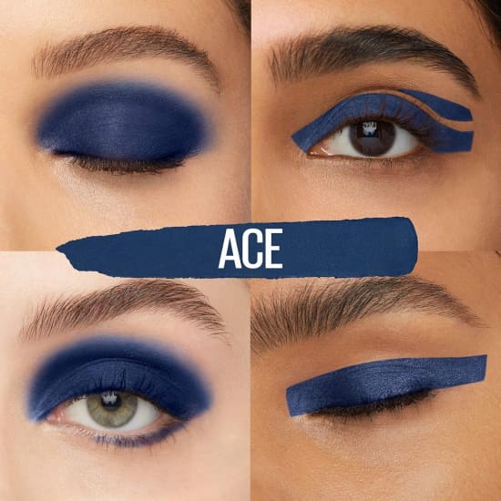 MAYBELLINE Color Strike Cream to Powder Eyeshadow Pen ACE 65 blue eye shadow - Health & Beauty:Makeup:Eyes:Eye Shadow