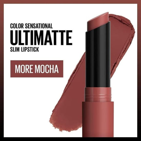 MAYBELLINE Colorsensational Ultimatte Matte Lipstick MORE MOCHA 3880