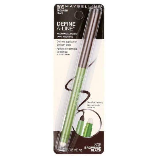 MAYBELLINE Define A Line Mechanical Eye Liner Pencil BROWNISH BLACK 805 eyeliner0