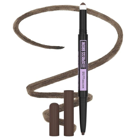 MAYBELLINE Express Brow 2 in 1 Pencil + Powder DEEP BROWN 260 eye eyebrow0