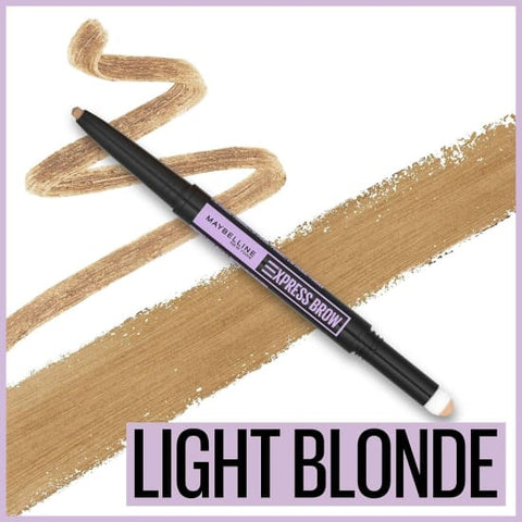 MAYBELLINE Express Brow 2 in 1 Pencil & Powder LIGHT BLONDE 248 eyebrow eye - Health & Beauty:Makeup:Eyes:Eyebrow Liner & Definition