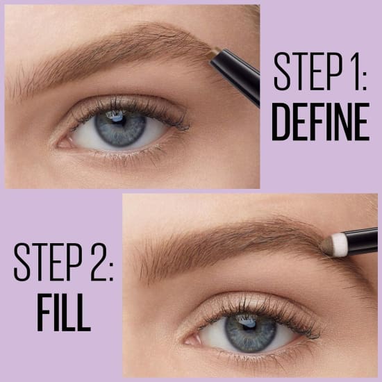 MAYBELLINE Express Brow 2 in 1 Pencil & Powder LIGHT BLONDE 248 eyebrow eye - Health & Beauty:Makeup:Eyes:Eyebrow Liner & Definition