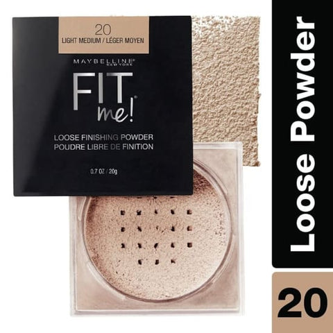 MAYBELLINE Fit Me! Loose Finishing Powder LIGHT MEDIUM 20 - Health & Beauty:Makeup:Face:Face