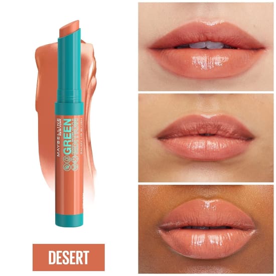 Maybelline Green Edition Balmy Lip Blush Lipstick CHOOSE YOUR COLOUR New - Desert 008 - Health & Beauty:Makeup:Lips:Lipstick