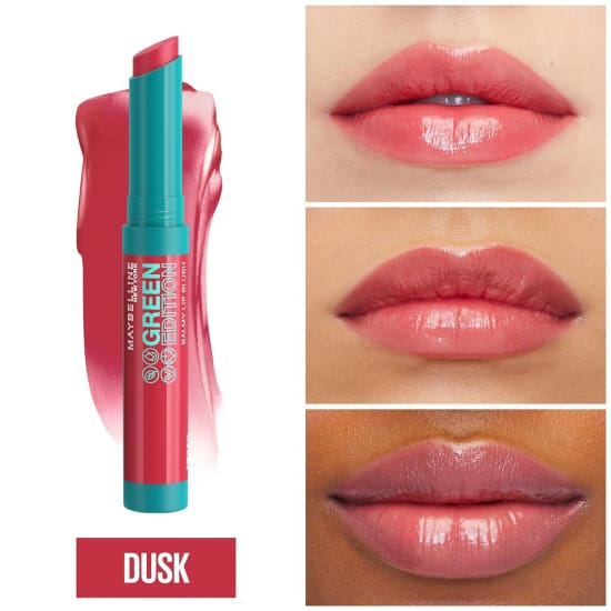 Maybelline Green Edition Balmy Lip Blush Lipstick CHOOSE YOUR COLOUR New - Dusk 006 - Health & Beauty:Makeup:Lips:Lipstick