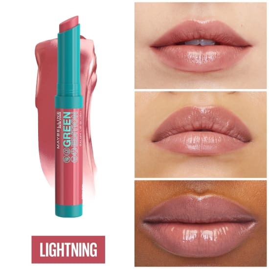 Maybelline Green Edition Balmy Lip Blush Lipstick CHOOSE YOUR COLOUR New - Lightning 009 - Health & Beauty:Makeup:Lips:Lipstick
