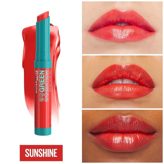 Maybelline Green Edition Balmy Lip Blush Lipstick CHOOSE YOUR COLOUR New - Sunshine 003 - Health & Beauty:Makeup:Lips:Lipstick