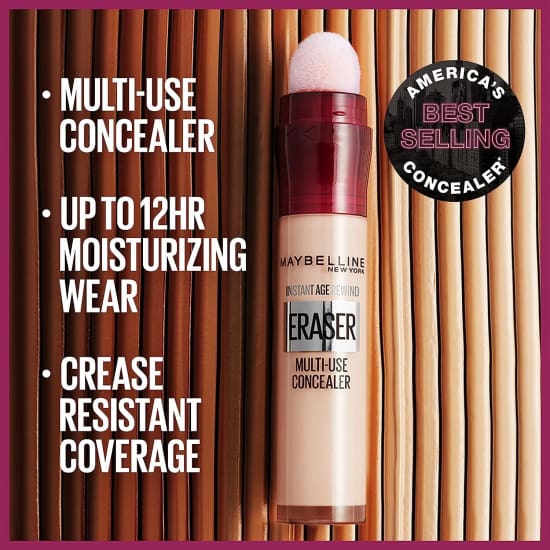 MAYBELLINE Instant Age Rewind Eraser Multi-use Concealer GOLDEN 141 - Health & Beauty:Makeup:Face:Concealer