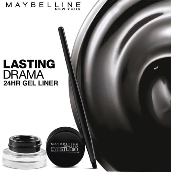 MAYBELLINE Lasting Drama Gel Pot Eye Liner CHARCOAL 954 eyeliner 24Hr grey5