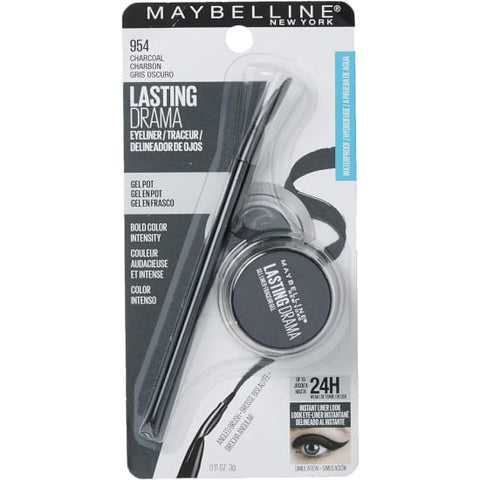 MAYBELLINE Lasting Drama Gel Pot Eye Liner CHARCOAL 954 eyeliner 24Hr grey0