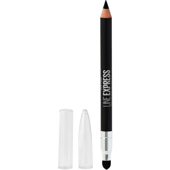MAYBELLINE Line Express Eye Liner pencil EBONY BLACK 01 eyeliner wood1