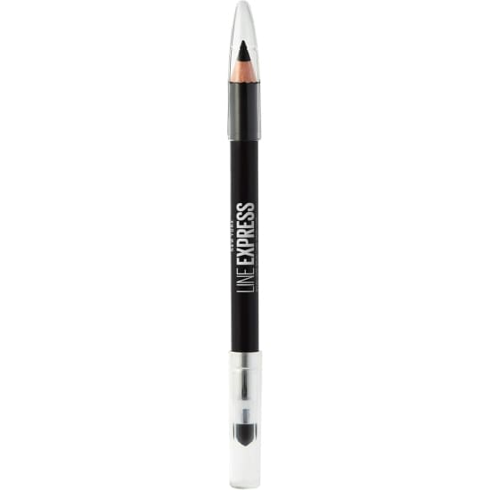 MAYBELLINE Line Express Eye Liner pencil EBONY BLACK 01 eyeliner wood2