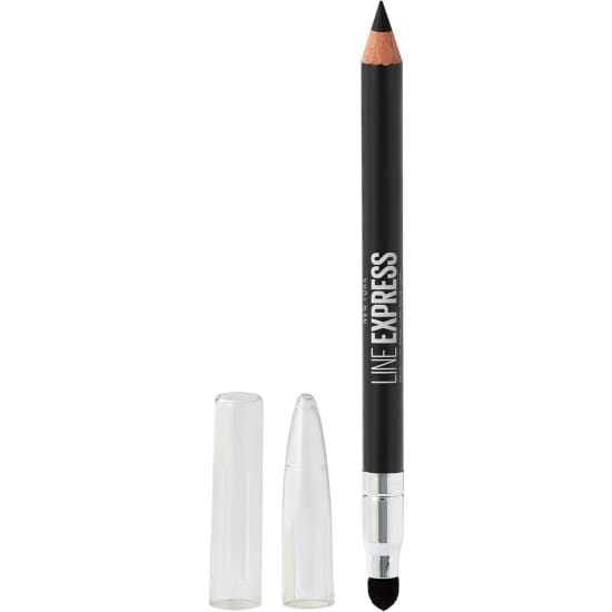MAYBELLINE Line Express Eye Liner pencil SOFT BLACK 02 eyeliner wood1