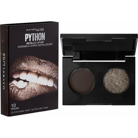 MAYBELLINE Python Metallic Lip Kit Lipstick CHOOSE YOUR COLOUR New - 10 Piercing - Health & Beauty:Makeup:Lips:Lipstick