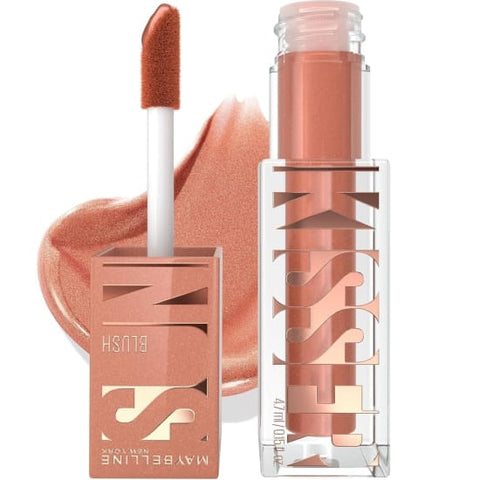 MAYBELLINE Sun kisser Liquid Blush SHADES ON 08 rose gold0