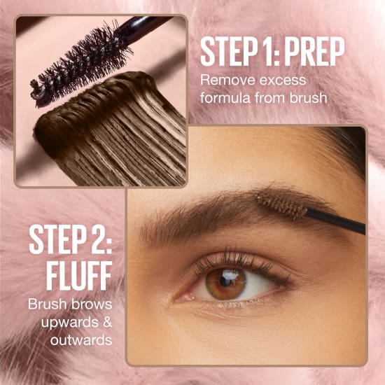 MAYBELLINE Super Fluff Brow Mousse BLACK 264 eye eyebrow mascara superfluff1