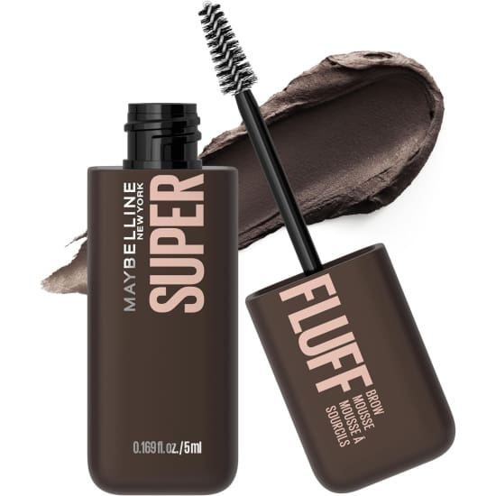 MAYBELLINE Super Fluff Brow Mousse BLACK 264 eye eyebrow mascara superfluff0