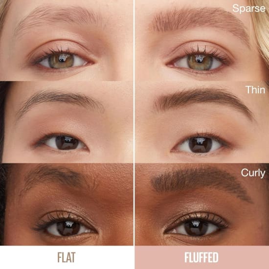 MAYBELLINE Super Fluff Brow Mousse BLACK 264 eye eyebrow mascara superfluff3