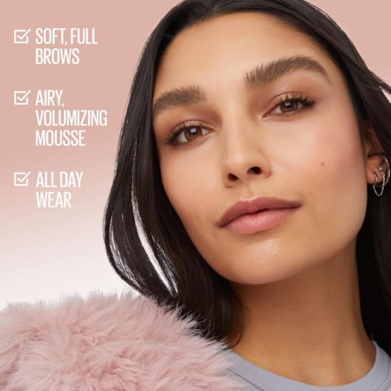 MAYBELLINE Super Fluff Brow Mousse SOFT BROWN 255 eye eyebrow mascara superfluff5