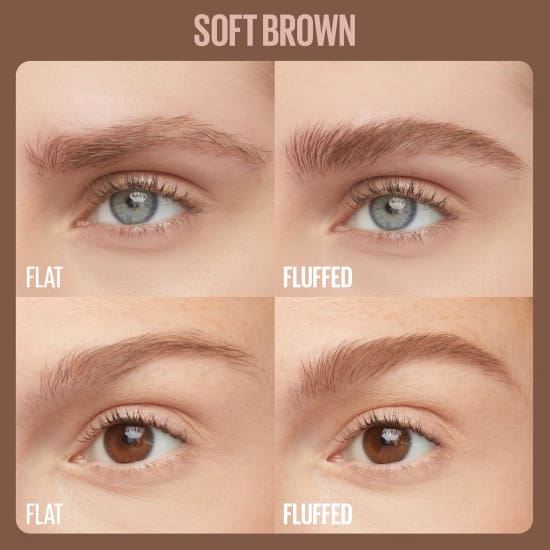 MAYBELLINE Super Fluff Brow Mousse SOFT BROWN 255 eye eyebrow mascara superfluff3
