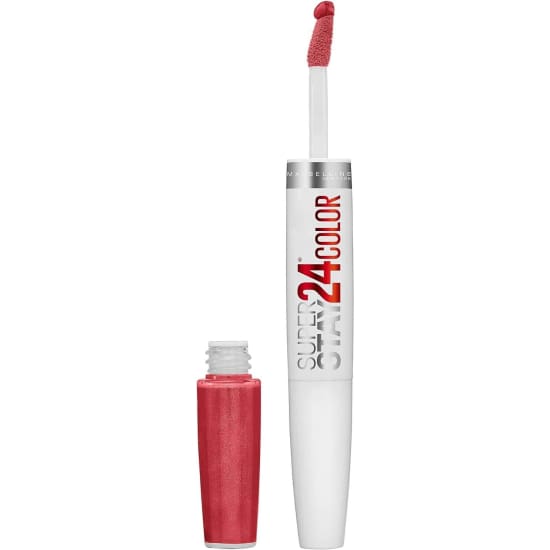 MAYBELLINE SuperStay 24HR 2 - step Lipcolor CONTINUOUS CORAL 020 liquid lipstick - Health & Beauty:Makeup:Lips:Lipstick