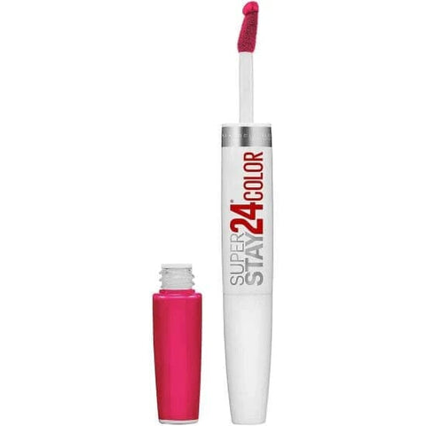 MAYBELLINE SuperStay 24HR 2 - step Lipcolor CRISP MAGENTA 305 liquid lipstick - Health & Beauty:Makeup:Lips:Lipstick
