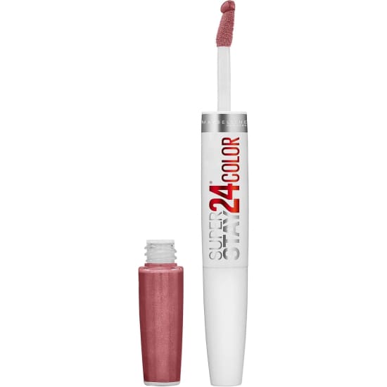 MAYBELLINE SuperStay 24HR 2-step Lipcolor FOREVER CHESTNUT 115 liquid lipstick0