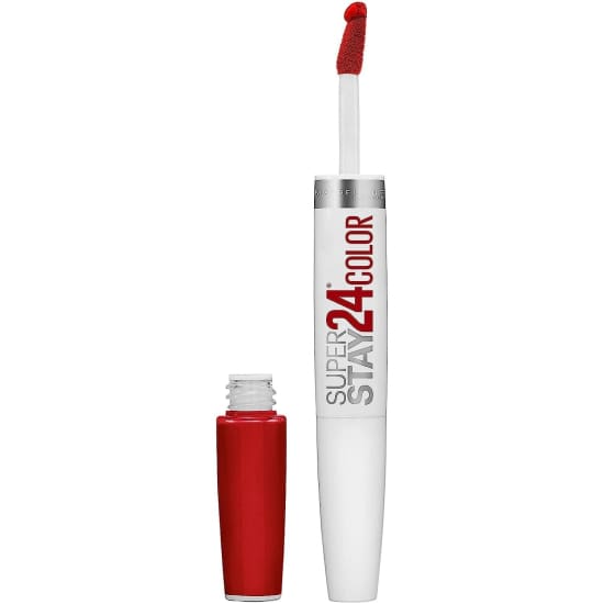 MAYBELLINE SuperStay 24HR 2-step Lipcolor KEEP IT RED 035 liquid lipstick - Health & Beauty:Makeup:Lips:Lipstick